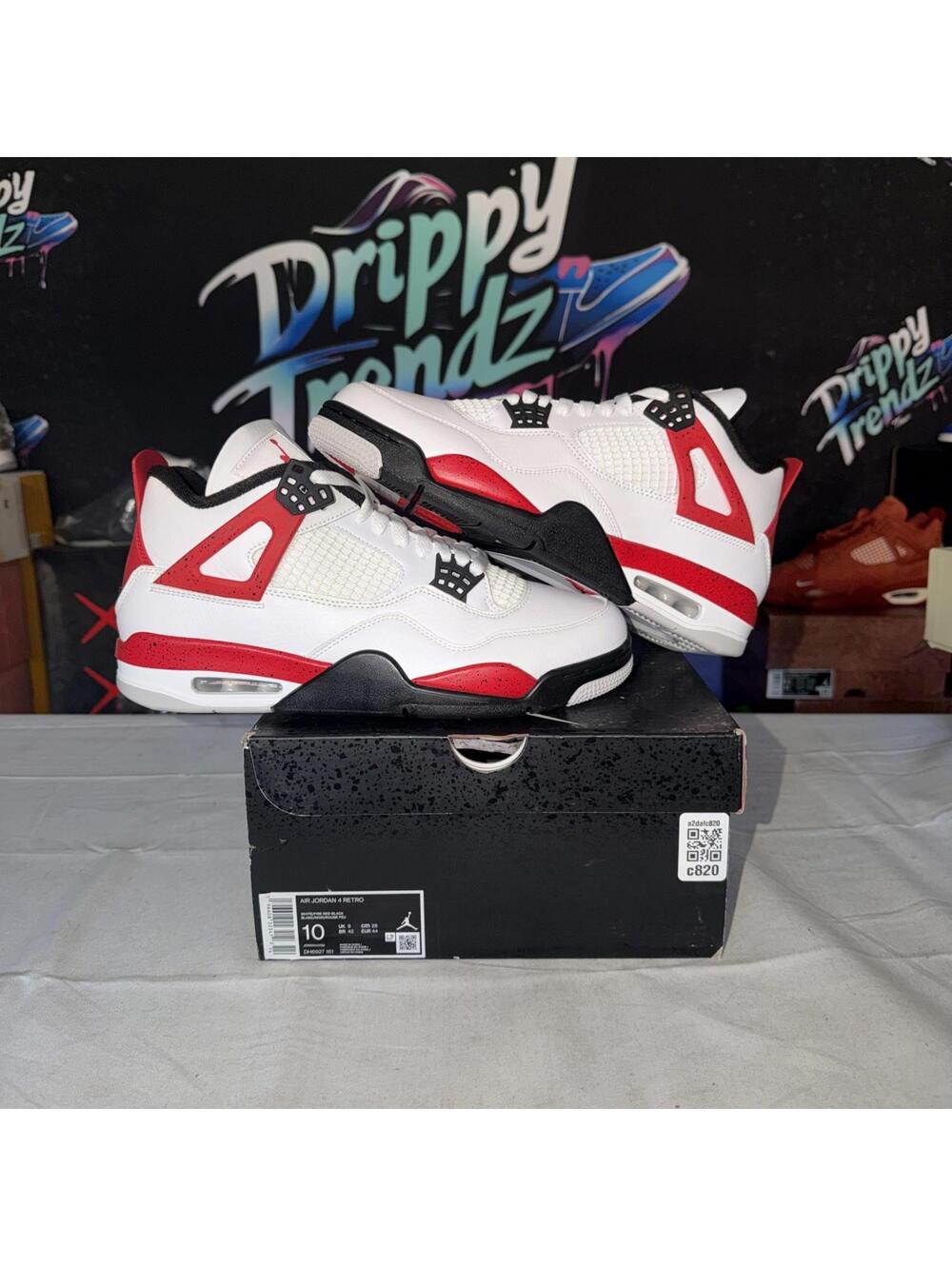 Size 10 - Jordan 4 Retro Mid Red Cement Lot